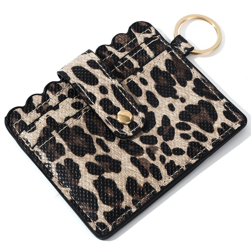 Bolsa De Tarjeta De Llavero De Cuero De PU Al Por Mayor